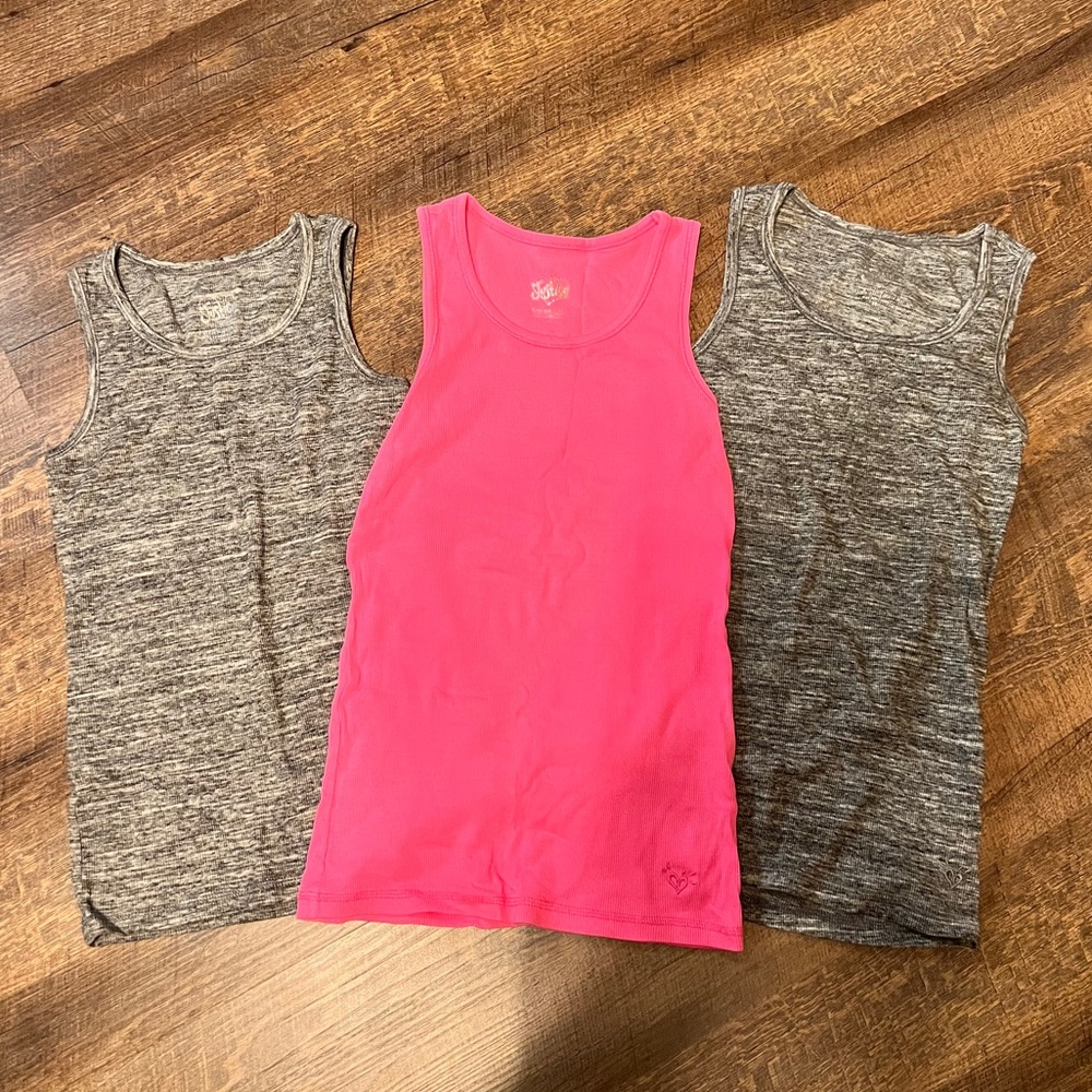 Girls Justice Tank Tops - Set of 3